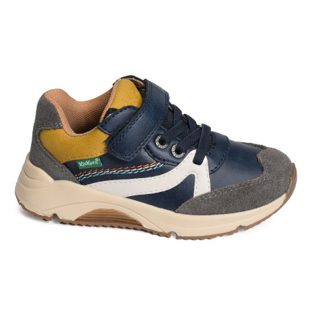 RUNRUN BOY Marine Gris, Baskets running Kickers