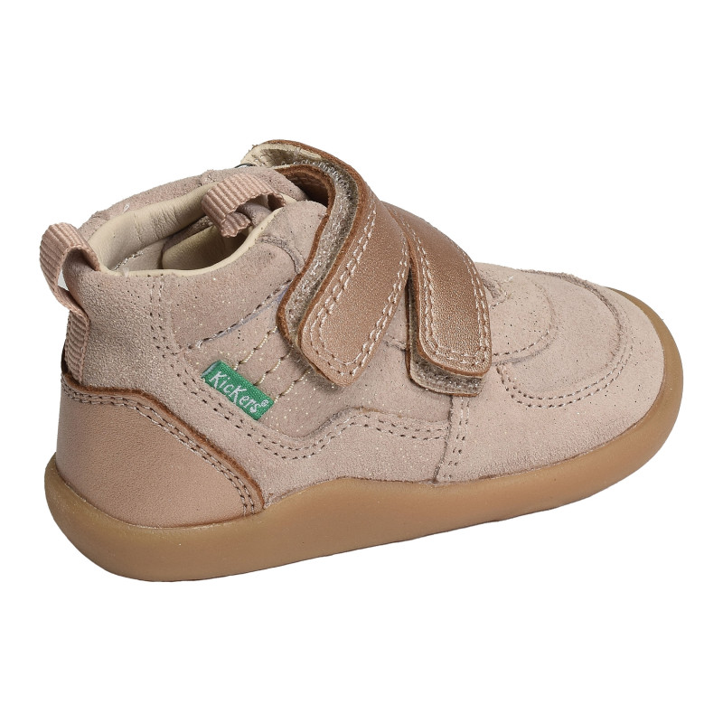 KICKFRESHO GIRL Beige, Chaussures à Scratch Kickers