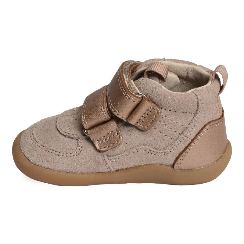 KICKFRESHO GIRL Beige, Chaussures à Scratch Kickers