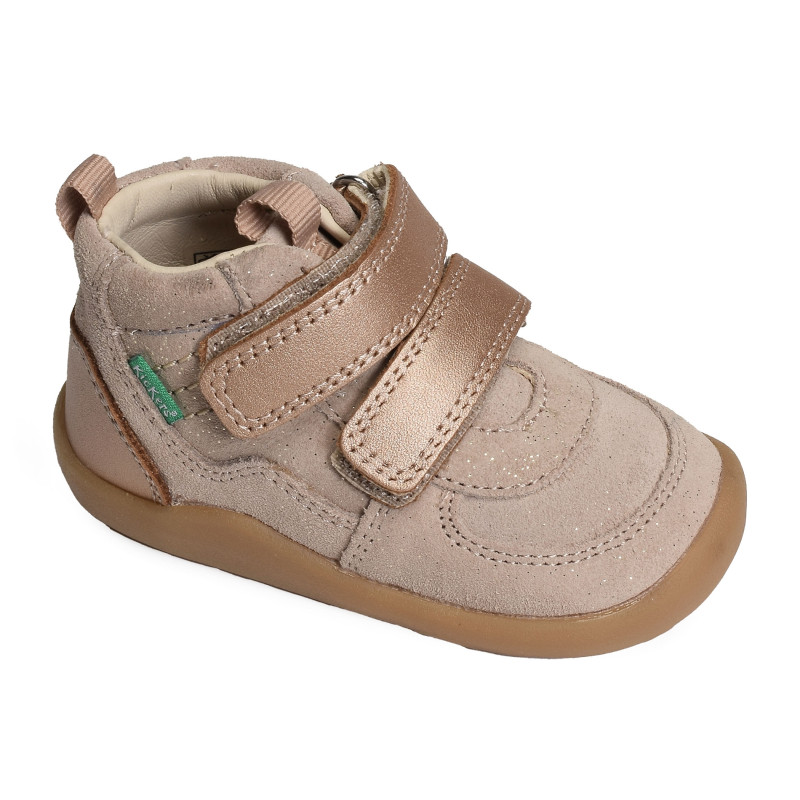 KICKFRESHO GIRL Beige, Chaussures à Scratch Kickers