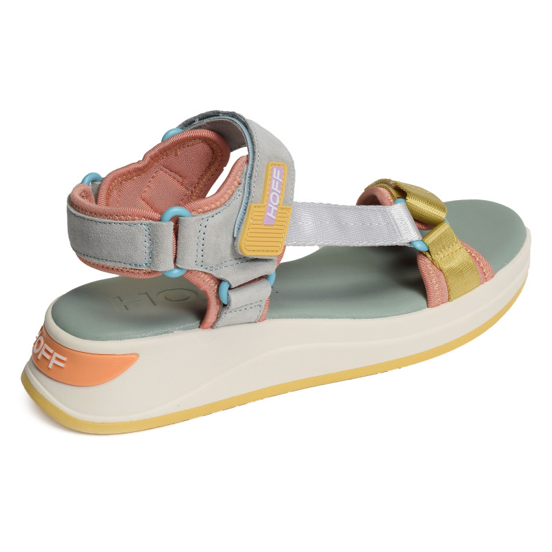 MAKAROA Multicolore, Nu-Pieds à plateforme Hoff