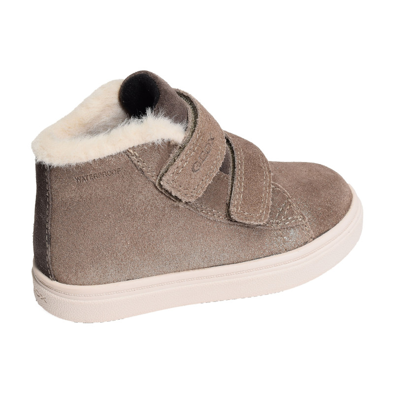 B NASHIK WPF A Taupe Platine, Chaussures à Scratch Geox