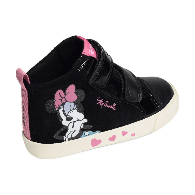 B KILWI GB Noir, Chaussures à Scratch Geox