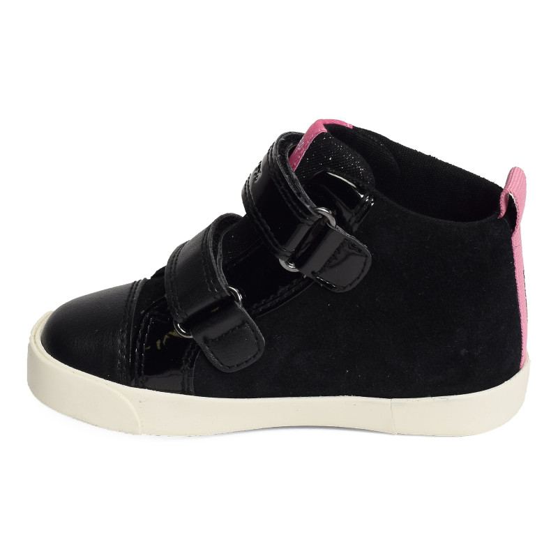 B KILWI GB Noir, Chaussures à Scratch Geox