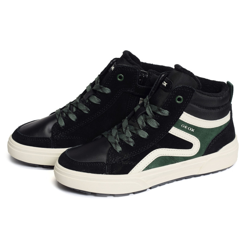 J WEEMBLE BA Noir Vert, Baskets montantes Geox