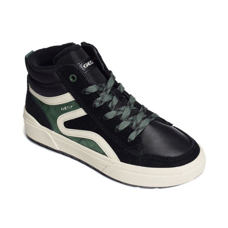 J WEEMBLE BA Noir Vert, Baskets montantes Geox