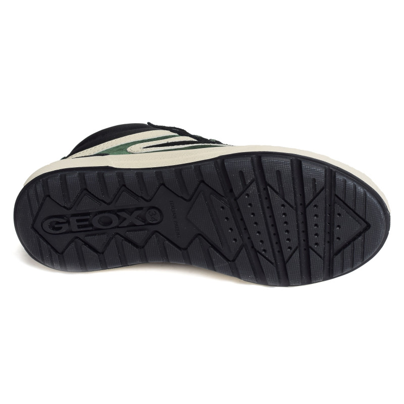 J WEEMBLE BA Noir Vert, Baskets montantes Geox