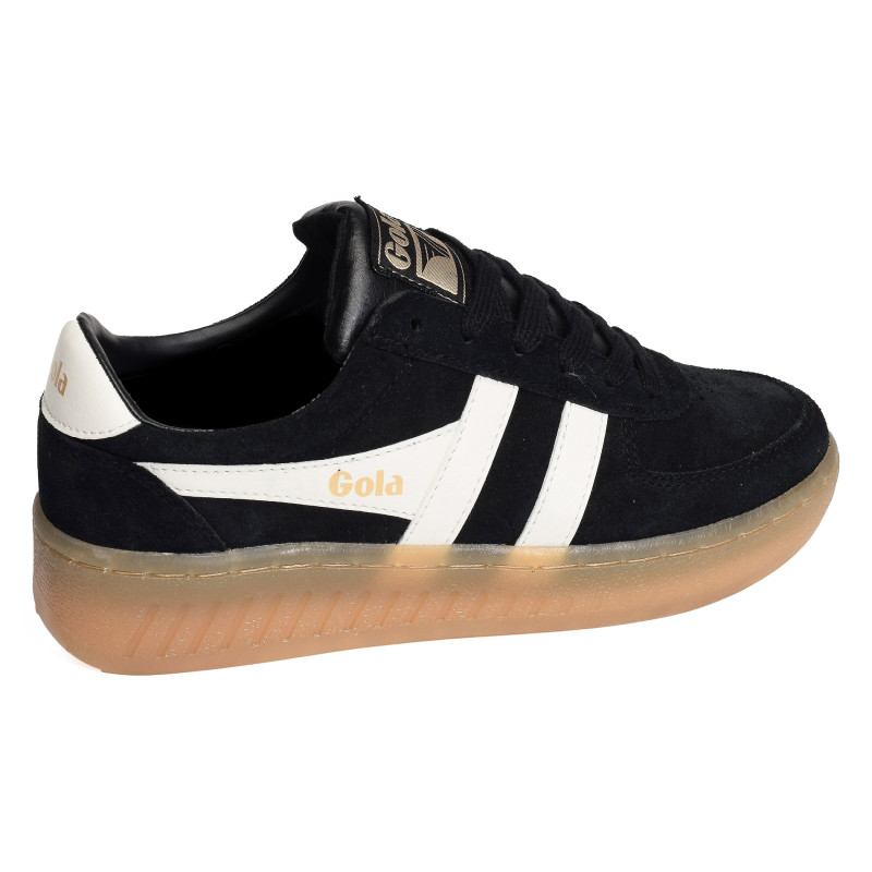 GRANDSLAM SUEDE Noir Blanc, Sneakers basses Gola