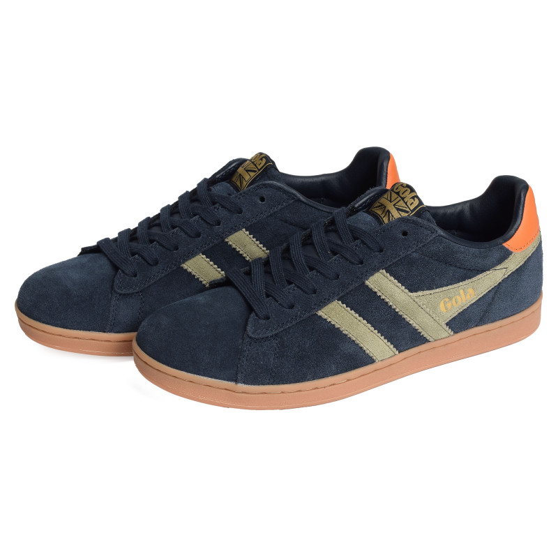 EQUIPE II SUEDE Marine Kaki, Sneakers basses Gola