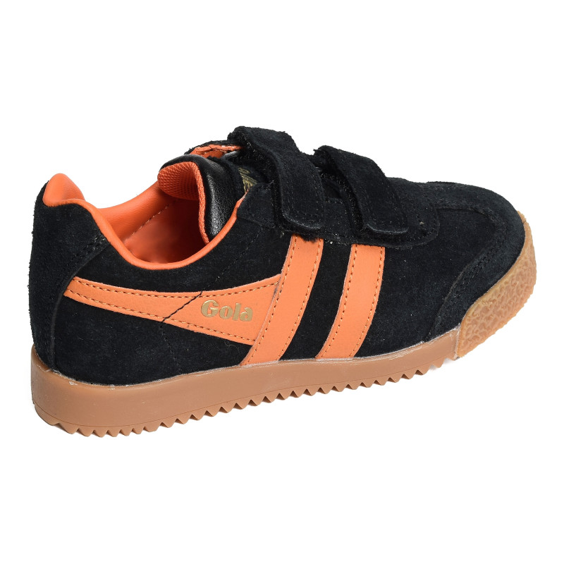 HARRIER STRAP Noir Orange, Sneakers basses Gola