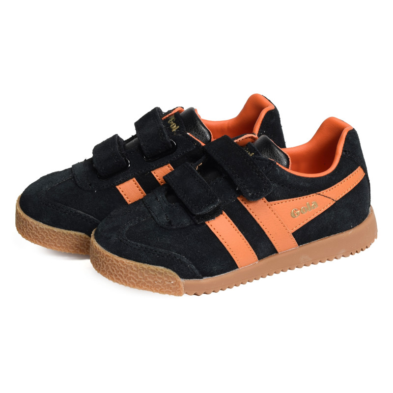 HARRIER STRAP Noir Orange, Sneakers basses Gola