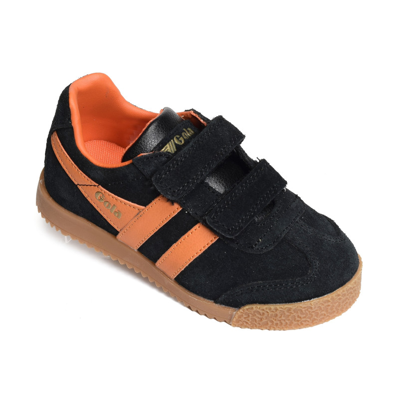 HARRIER STRAP Noir Orange, Sneakers basses Gola