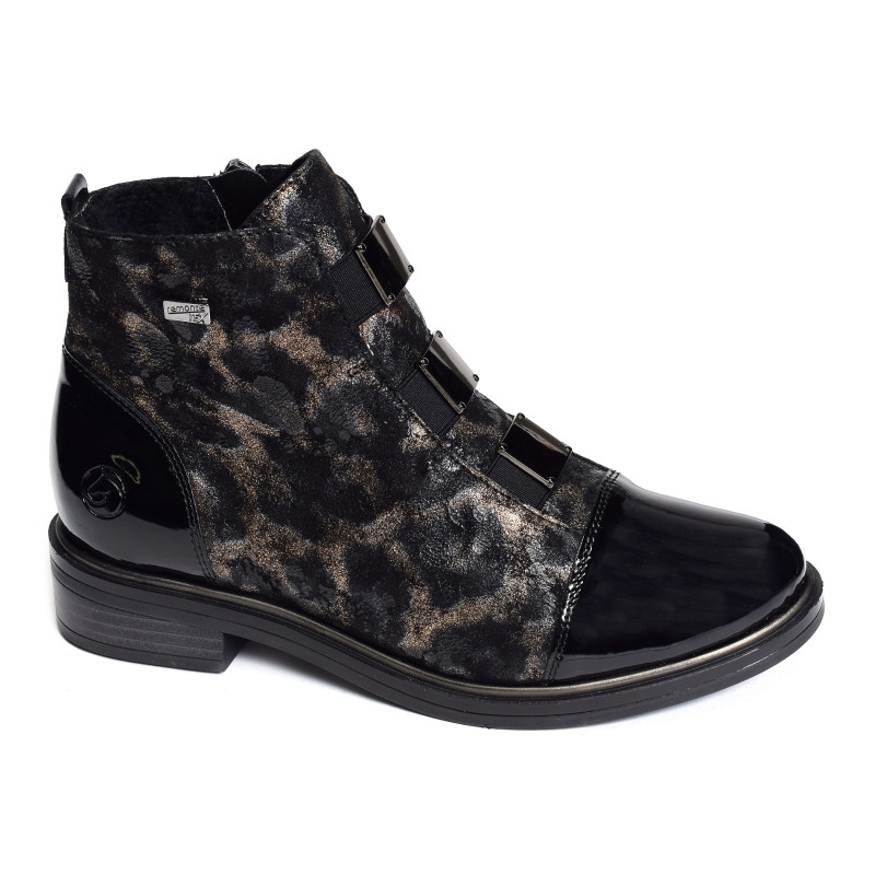 D8383 Noir Multicolore, Bottines Remonte