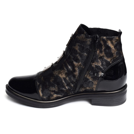 D8383 Noir Multicolore, Bottines Remonte