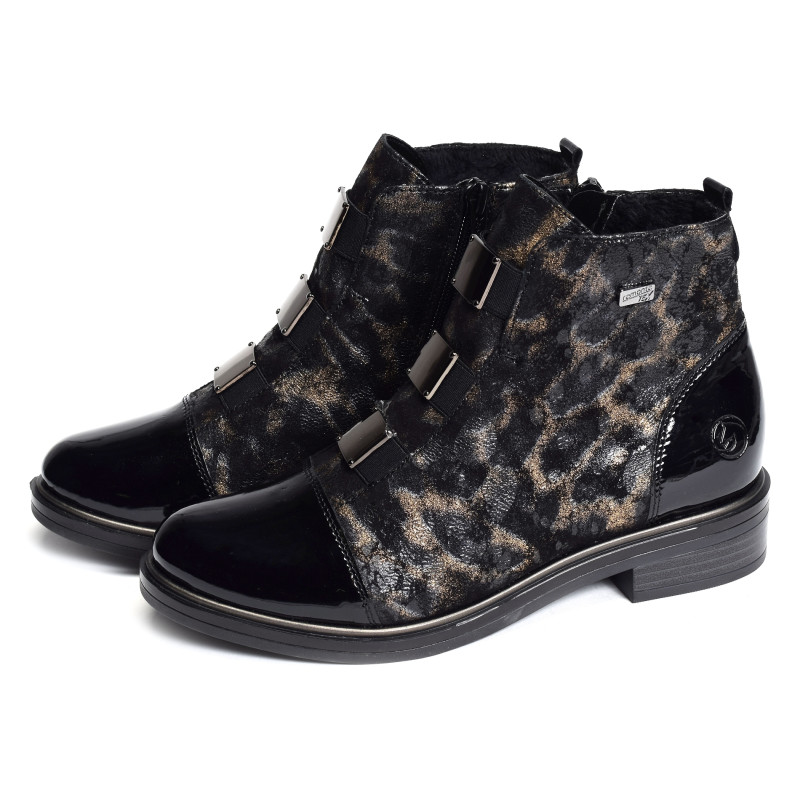 D8383 Noir Multicolore, Bottines Remonte