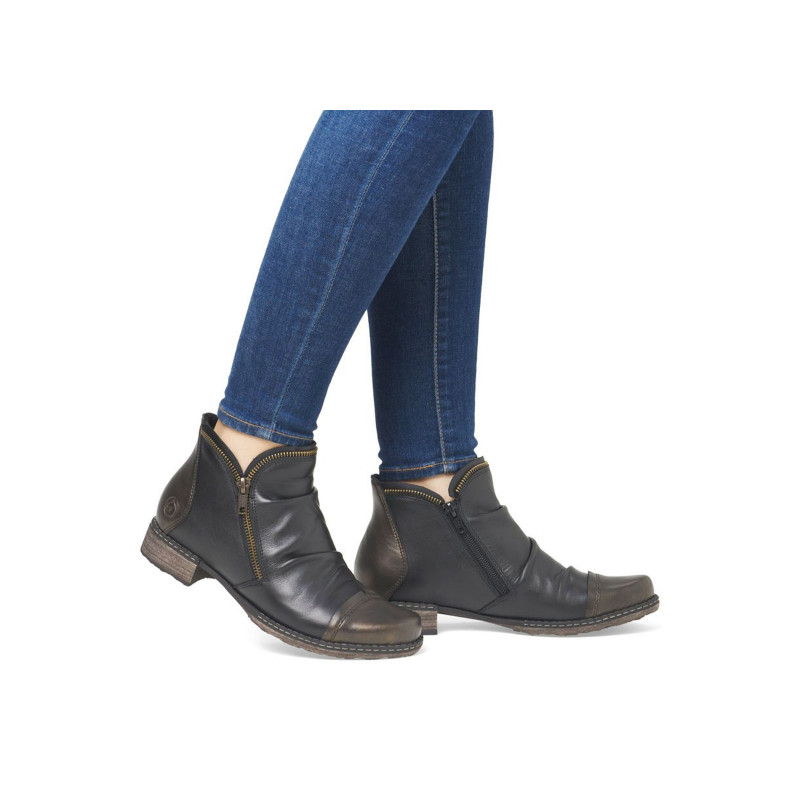 D4380 Noir, Bottines Remonte