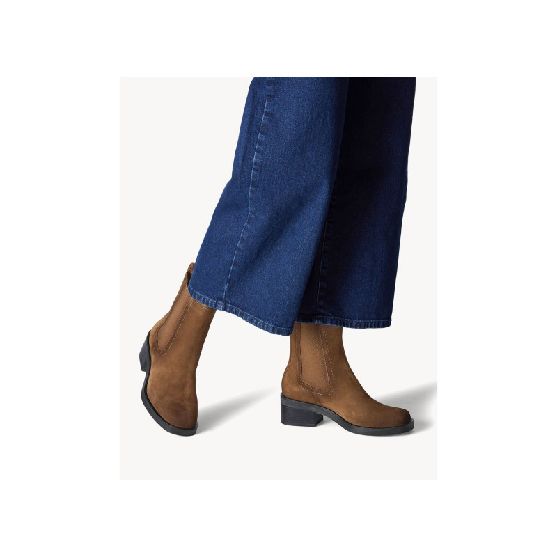 25309 Camel, Chelsea boots Tamaris