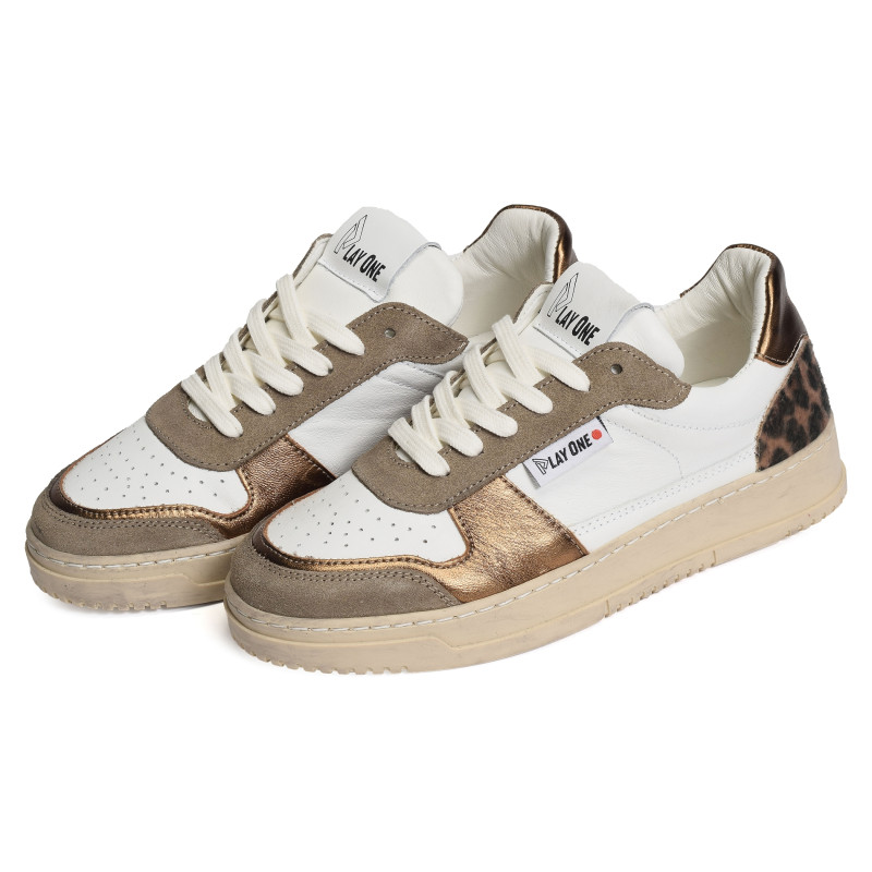 VIKY Blanc Bronze, Sneakers basses Play One