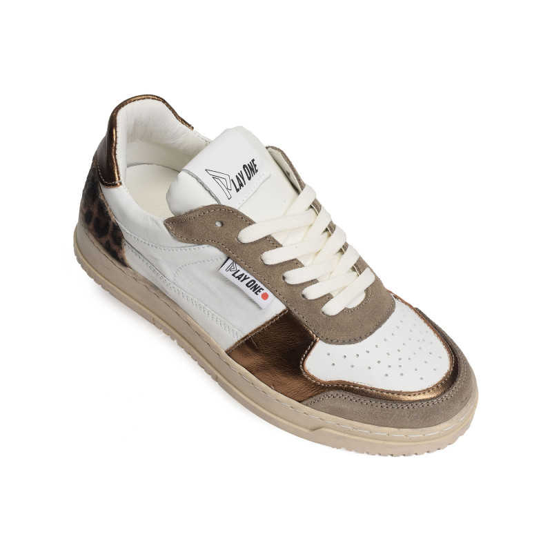 VIKY Blanc Bronze, Sneakers basses Play One