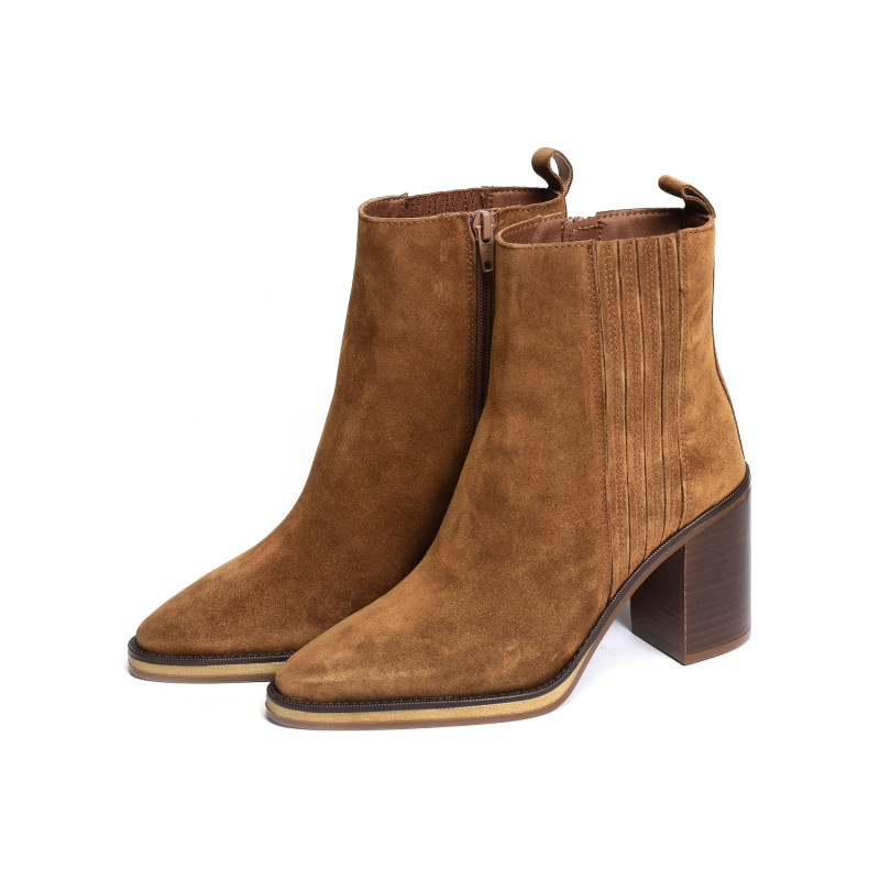 CAMDEN 5220 Camel, Bottines Alpe