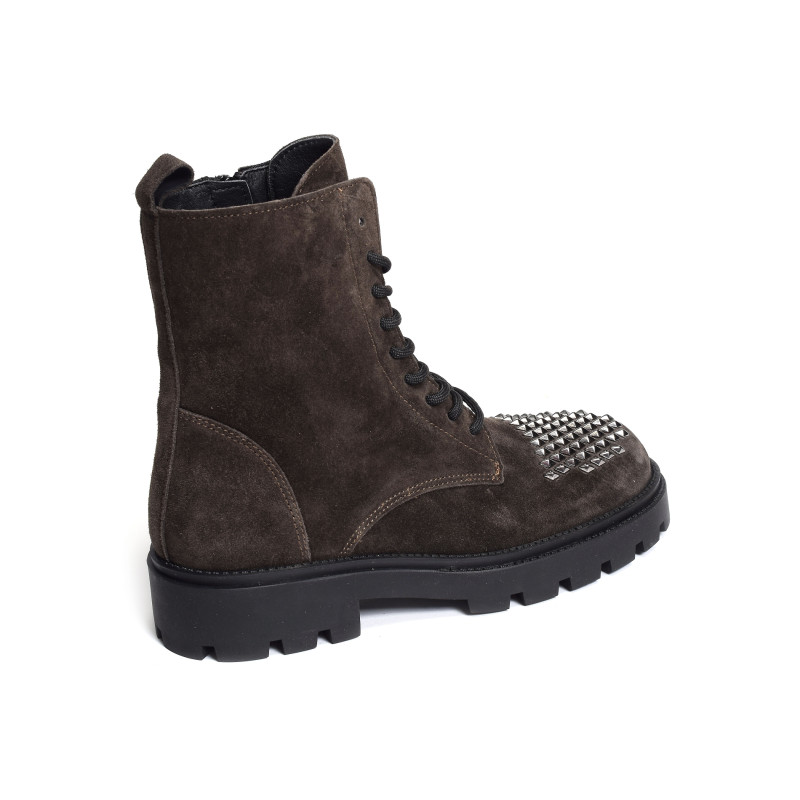 AGNES 5307 Marron Foncé, Boots Alpe