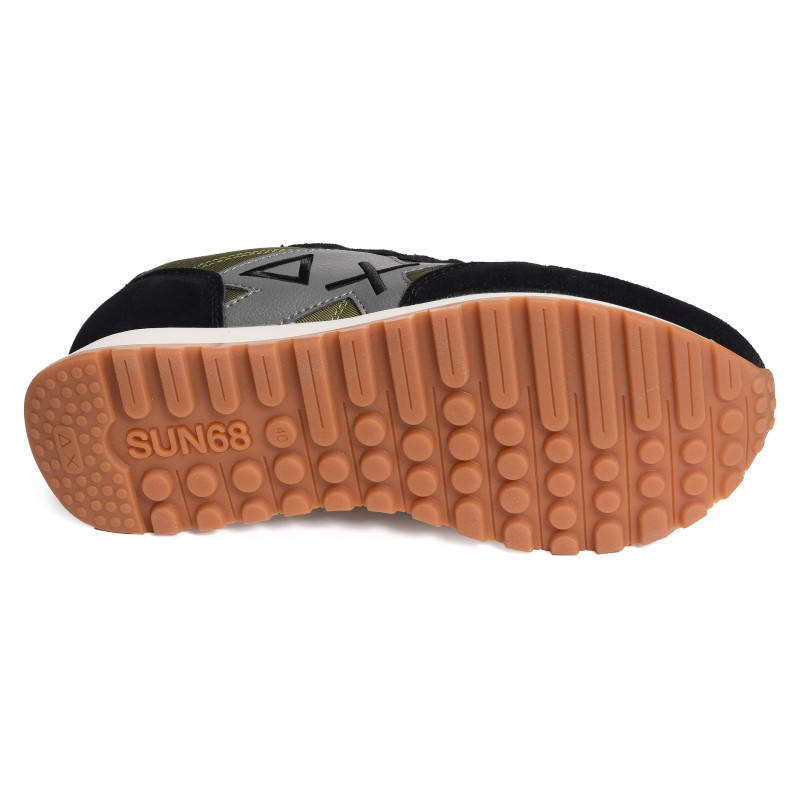 JAKI BICOLOR Noir Kaki, Baskets running Sun 68