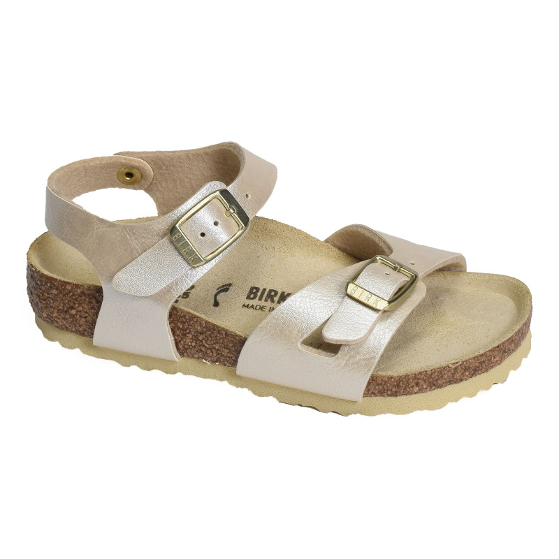 RIO Ecru, Sandales plates & Nu-Pieds Birkenstock