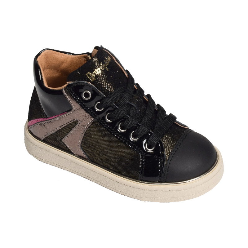 KOQUETTE Noir, Chaussures à Lacets Babybotte