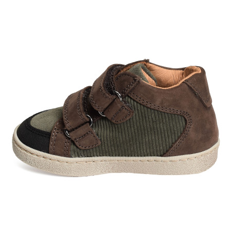 AILEFAN VELCRO Kaki, Chaussures à Scratch Babybotte