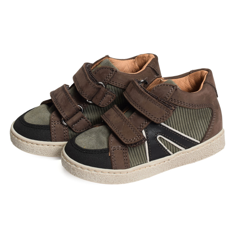 AILEFAN VELCRO Kaki, Chaussures à Scratch Babybotte