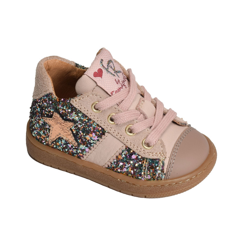 5092 Rose Glitter, Chaussures à Lacets Romagnoli