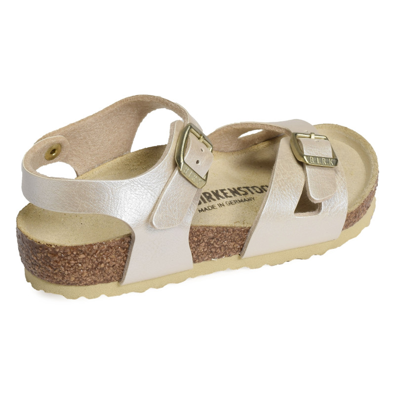 RIO Ecru, Sandales plates & Nu-Pieds Birkenstock