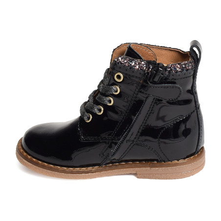 5139 Verni Noir, Boots Romagnoli