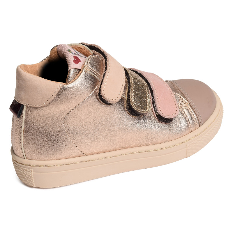 5335 Rose Clair, Chaussures à Scratch Romagnoli