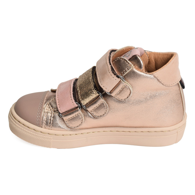 5335 Rose Clair, Chaussures à Scratch Romagnoli