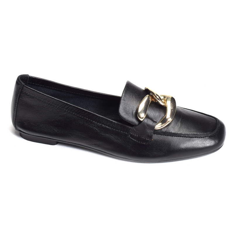 HASTER Noir, Mocassins Reqins