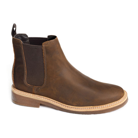 CLARKDALE EASY Marron, Chelsea boots Clarks