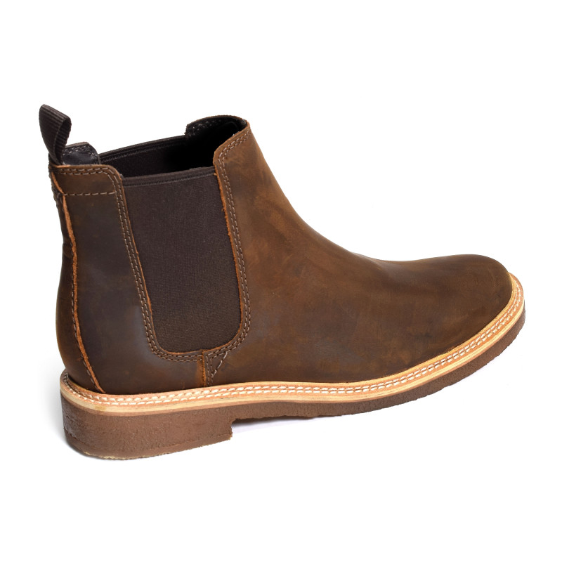 CLARKDALE EASY Marron, Chelsea boots Clarks