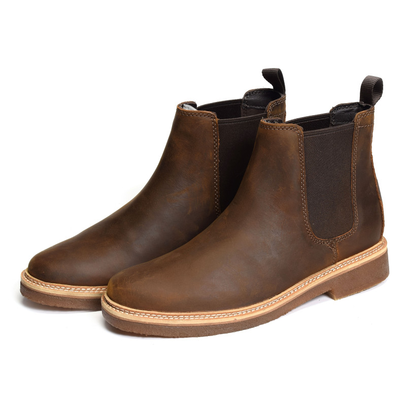 CLARKDALE EASY Marron, Chelsea boots Clarks