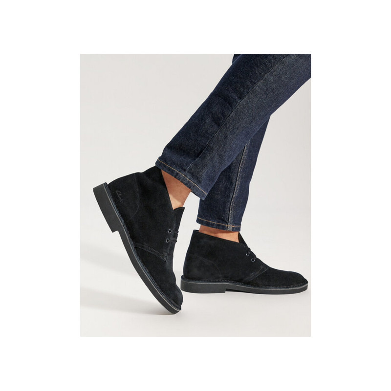 DESERT BOOT EVO Noir, Boots Clarks