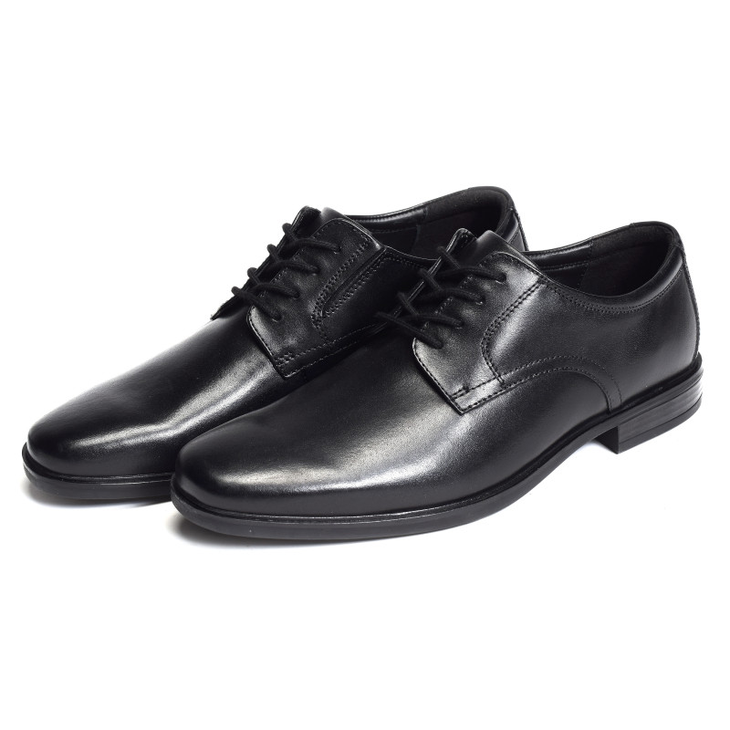 HOWARD WALK Noir, Chaussures de Ville Clarks