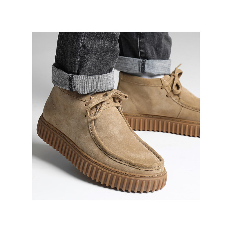 TORHILL HI Sand, Boots Clarks