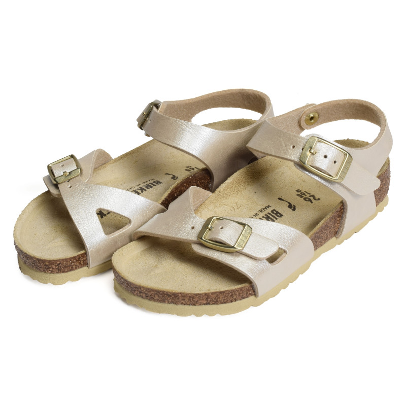 RIO Ecru, Sandales plates & Nu-Pieds Birkenstock