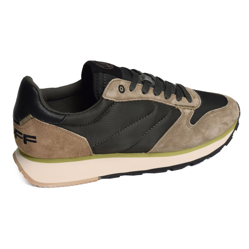 PELLA Kaki Taupe, Baskets running Hoff