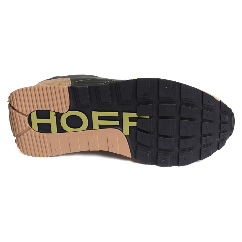 PELLA Kaki Taupe, Baskets running Hoff