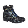 EMCMAO 45 Noir Bleu, Bottines Laura Vita