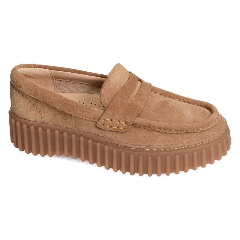 TORHILL PENNY Tan, Mocassins Clarks