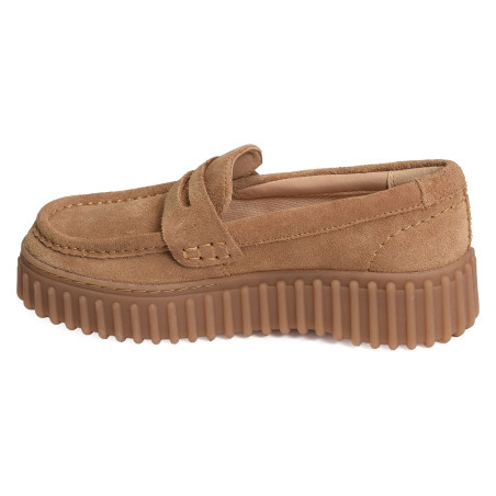 TORHILL PENNY Tan, Mocassins Clarks