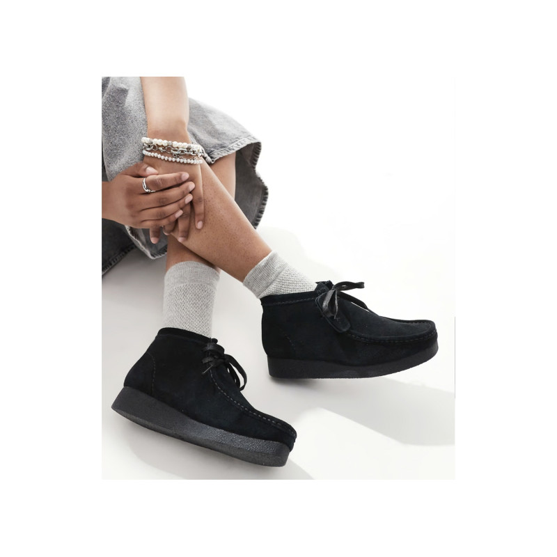 WALLABEE EVO BOOT W Noir, Bottillons Clarks