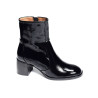 JAMELLA Verni Noir, Bottines Rosemetal